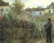 Monet Painting in his Garden Auguste renoir